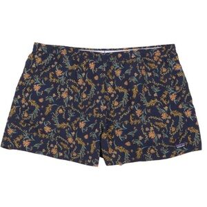 Navy floral Patagonia baggies. Size Medium.